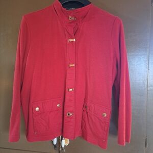 Ralph Lauren Red Jacket with Gold Accents
